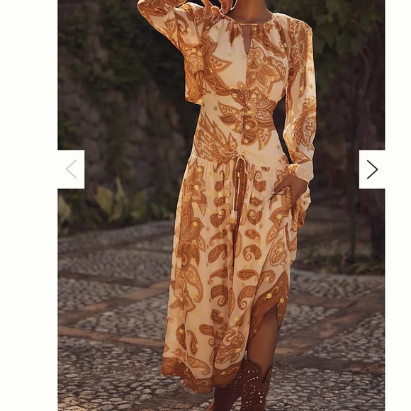 chinese dress ladies Jacquard Lurex Sleeveless Maxi Dress  FARM Rio
